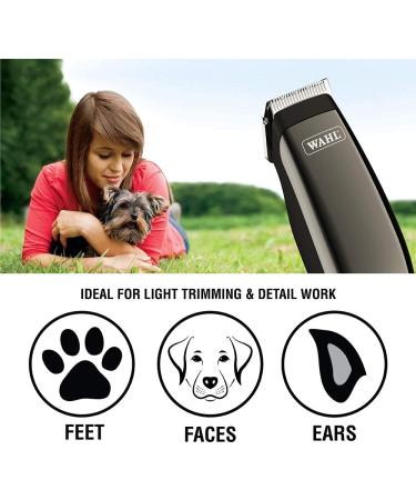 Wahl Super Pocket Pro Pet Trimmer & Grooming Kit - 9961-2801, Black Chrome - Buy Online on GoSupps.com