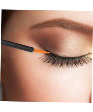 WOONEKY 100pcs Disposable Eyeliner Brush Eye Definer Brush Practical Eyeliner Brush Lip Plastic Black - Buy Online on GoSupps.com