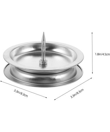 BCOATH Stainless Steel Moxibustion Stick Base - Incense Holder & Burner Tray for Moxa Sticks - 2-Piece Set - Buy Online on GoSupps.com