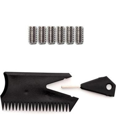 OCEANBROAD Surfboard Fin Thruster 3 Fins for FCS-Based Fin Box with Screws Wax Comb Key - Buy Online on GoSupps.com