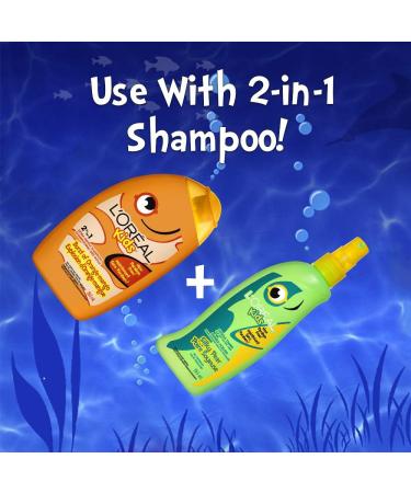 L'Oreal Paris Kids Detangler Silky Pear Tangle Tamer for Wet or Dry Hair Paraben Free Extra Gentle Dermatologist Tested Tear-Free 265 ml - Buy Online on GoSupps.com