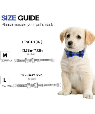 Asvin Personalized Velvety Dog Collar - Adjustable & Removable for Small Medium Large Dogs (L Deep Blue) - International Shipping Available - Buy Online on GoSupps.com