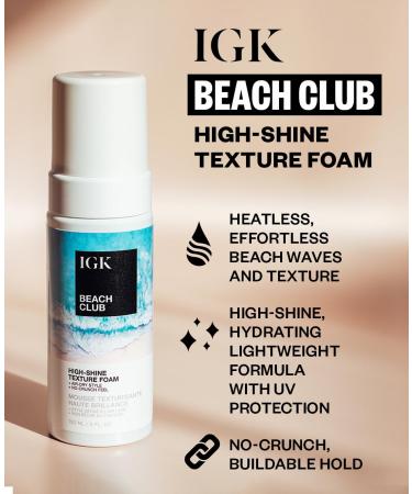 IGK Beach Club High Shine Texture Foam - Buy Online on GoSupps.com