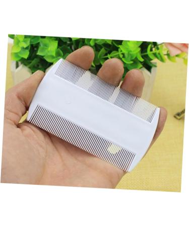 Mobestech 9pi ces Peigne Dents Fines Double Face Pour Animaux De Peignes Plastique Blanc Pour liminer Les Lentes Soin Doux Pour Pelage De Votre Animal - Buy Online on GoSupps.com