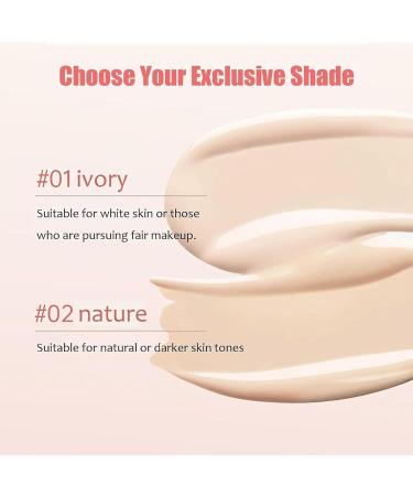 Vc Flawless BB Cream Multi-Effect Peptide Moisturizing Liquid Foundation VC Water Light Flawless Skincare BB Cream Skin Care Makeup (Color : Lvory-2) - Buy Online on GoSupps.com