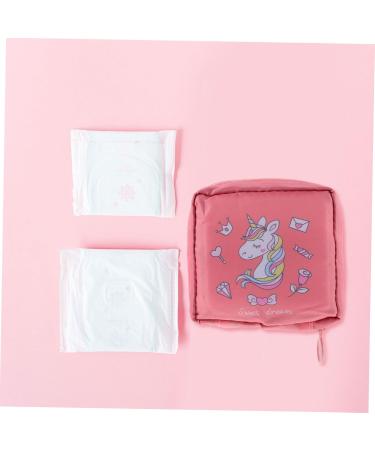Buy Healeved 3-Part Cartoon Pads & High-Capacity Portable Handbag | Stylish Menstrual Pad & Cosmetic Storage - Buy Online on GoSupps.com