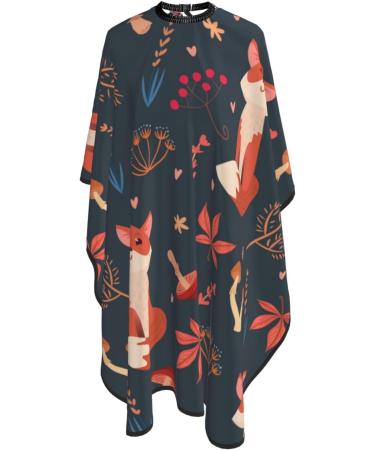 Professional Haircut Cape | Fox Forest Adjustable Salon Cape | Hairdresser Apron for Easy Styling - Buy Online on GoSupps.com