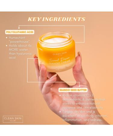 Clean Skin Club Night Moisturizer - Brightening & Restoring Beauty Cream with Peptides, Ceramides, and Polyglutamic Acid - Vegan & Cruelty-Free - Buy Online on GoSupps.com