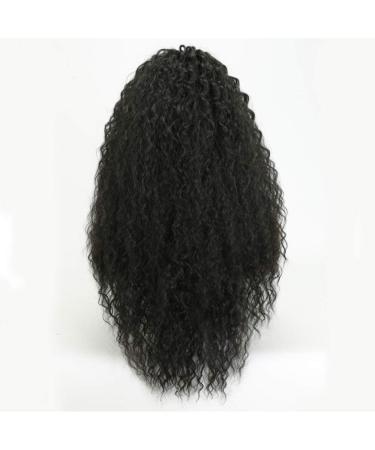 SHIYID Long Curly Hair Wig - High Temperature Synthetic Wigs for African American Women | Natural Black Hairstyle - Buy Online on GoSupps.com