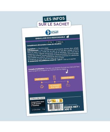 Citrulline Base Maximum quality: 100% pure & malate free 300 g 100 doses Congestion & Booster Tested in independent laboratory Made in FR AqeeLab Nutrition is the eco-friendly brand - Buy Online on GoSupps.com