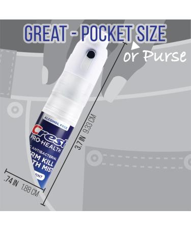 Crest Pro-Health CPC Mist with Clean - Mint Flavor - Pack of 3 - 0.24 Fl Oz. - Buy Online on GoSupps.com