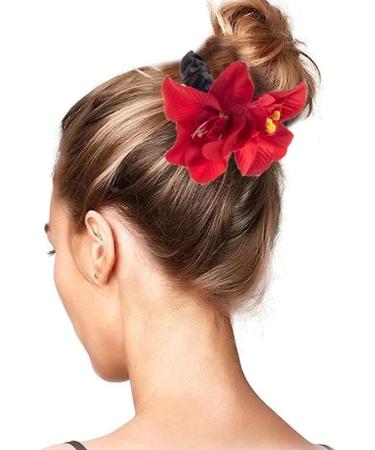 ZSPERKLA 6PCS Bohemian Flower Hairpin Artificial Hawaiian Orchid Flower Hair Clips for Women and Girls Bridal Wedding Party Beach Hair Accessories - Buy Online on GoSupps.com