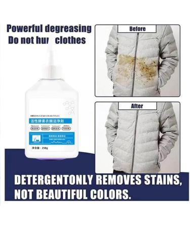 Active Enzymes for Clothes Cleaning Active Enzyme Laundry Stain Remover Oil Stain Remover Clothes Stain Remover for Clothes Garment Stubborn Stain Cleaner Oil Remover (1Pcs) - Buy Online on GoSupps.com