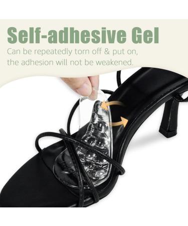 Skyfoot Arch Support Gel Pads - Adhesive Insoles for Flat Feet, High Arch, Plantar Fasciitis - Foot Pain Relief (Crystal) - Buy Online on GoSupps.com