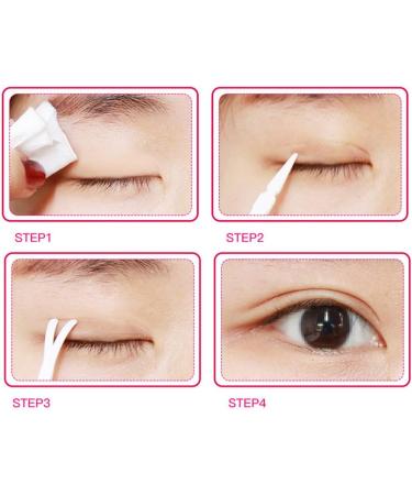2Rolls 600 Pairs Lace Mesh Wide and Slim Adhesive Invisible Double Eyelid Stickers Waterproof Sweat Proof Double Eyelid Tape Tool for Hooded Droopy Uneven Mono-eyelids Small Eyes Skin (with Fork rods) - Buy Online on GoSupps.com