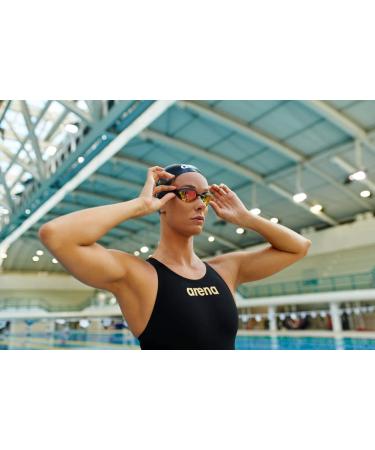 Arena Cobra Core Swim Goggles Blue/White Unisex Anti-fog Mirror (New) - Buy Online on GoSupps.com