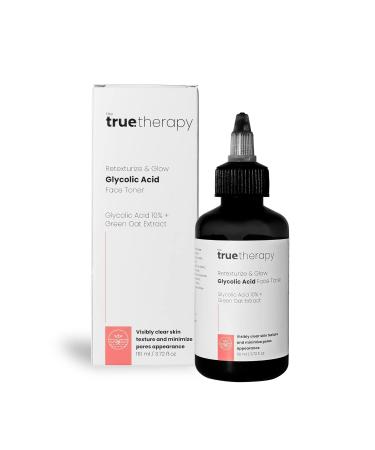 Retexturize 10% Glycolic Acid Toner Alcohol-Free Exfoliating Toner with Witch Hazel & Green Oat Extract for Smoother-Looking Skin Suitable for All Skin Types 110 ml