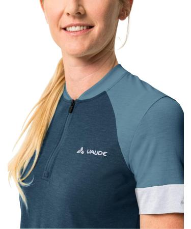 VAUDE Women's Altissimo Q-Zip Shirt - Dark Sea | Stylish & Comfortable T-Shirt for Outdoor Activities - Buy Online on GoSupps.com