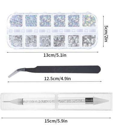 Nail Art Rhinestones Decorations Picking Pen Dotting Pen Nails Tweezer for Girls DIY Nail Art Designs Manicure Decoration Nail Art Rhinestones Decorations - Buy Online on GoSupps.com