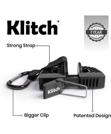 Klitch Footwear Clip Gen. 2.0 - Portable Shoe Organizer for Sports Gear in Black - Buy Online on GoSupps.com