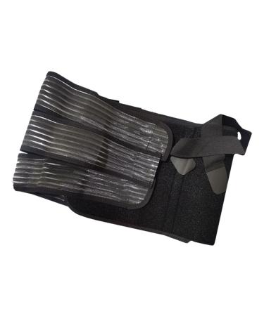 KALLORY Fracture Fixation Belt Sternum Support Brace Chest Support Brace Chest Comppression Support Belt Rib Fracture Support Adhesive Dislocation Support Bar Man Belt S Black