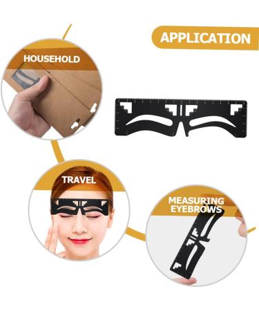 FRCOLOR Eyebrow Design Eyebrow Card Eyebrow Ruler Eyebrow Diy Stencil Eyebrow Shaper Eyebrow Trimming Set - Buy Online on GoSupps.com