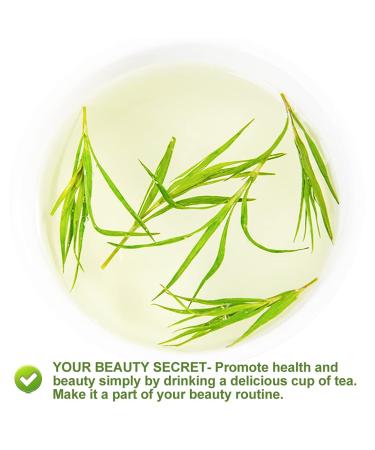 Buy Plantgift Bamboo Leaf Tea - 100% Natural Chinese Flower Tea for Healthy Hair Skin & Nails | 35g - Buy Online on GoSupps.com
