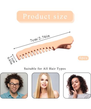 Hair Clips for Styling Creative small comb hair clip Hairdressing Hairpins Candy Colour Girls Simple Hair Clip Cute Children's bangs Clip(Yellow+Green+Blue+Pink+Orange) - Buy Online on GoSupps.com