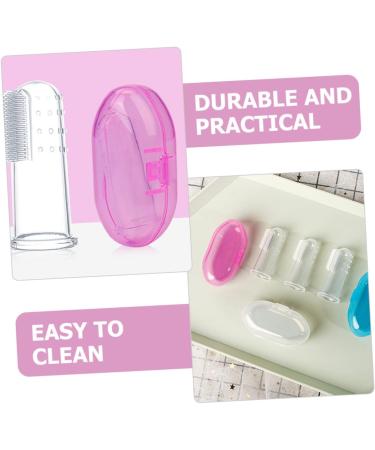 Magiclulu 9-Piece Toddler Finger Toothbrush Set | Baby Oral Massager for Effective Mouth Cleaning | International Shipping Available - Buy Online on GoSupps.com