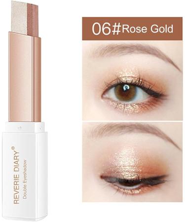  Merting Double Colour Eyeshadow Stick Two-Tone Eyeshadow Stick Waterproof Makeup Stick Shimmering Gradient Shimmering Eyeshadow Stick Matte - Buy Online on GoSupps.com