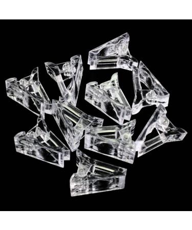 ZBX 10Pcs Clear Nail Tips Clip for Polygel Extension - Manicure Nail Art Tool - Buy Online on GoSupps.com