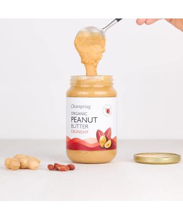 Clearspring Organic Peanut Butter Crunchy 350g (Pack of 6) - Buy Online on GoSupps.com
