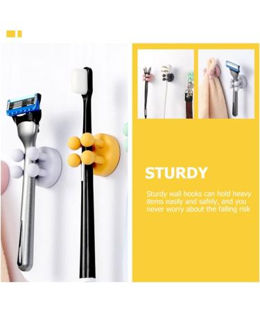 Buy Cabilock 30-Pack Self-Adhesive Shower Hooks for Harry's Razor & Bathroom Utensils | Durable Shaver Holder Strip - Buy Online on GoSupps.com