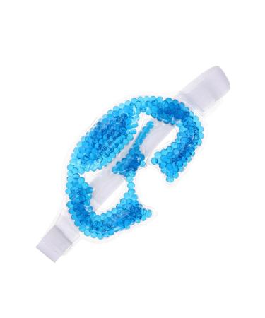 FRCOLOR PVC Shading Puffy Eyes Warm Eye Pads Sleep Eye Girl Beauty Supply Ice Hydro Ice Cooling Eye Ice Eye Valid Gel 20x10.5x0.8cm Blue