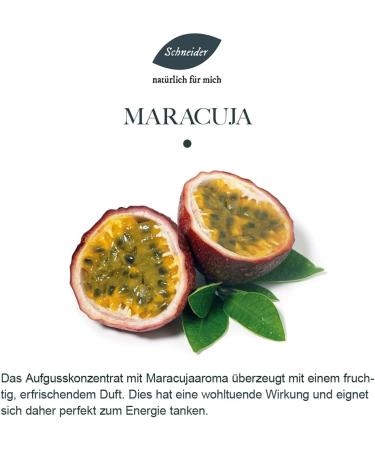 Saunabedarf Schneider Passion Fruit Sauna Infusion Concentrate 250ml - Enhance Your Sauna Experience - Buy Online on GoSupps.com