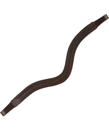ExionPro White Crystal Browband for Horses - Full Cob Pony Sizes, Brown & Black Color Options, Equestrian Accessory - Buy Online on GoSupps.com