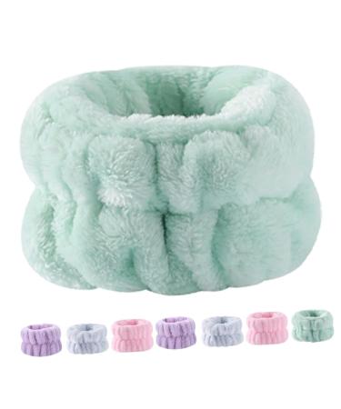 Healeved 8pi ces Bandeaux pour Laver le Visage Bande Microfibre pour viter les claboussures Serviettes pour Poignets L g res