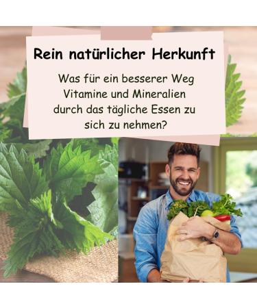 Buy 100% Pure Organic Nettle Powder Bio 500g - Superfood Rich in Magnesium Calcium & Potassium for Smoothies Muesli Soups & Pastries | Premium Raw Food - Buy Online on GoSupps.com