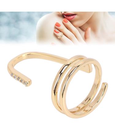 Fashion Fingernail Rings: Decorative Nail Jewelry for Women - Electroplated Copper Nail Art Accessories - Buy Online on GoSupps.com