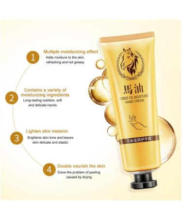 Buy Gmuret 30ml Foot & Hand Cream | Anti-Aging Horse Oil for Dry Skin | Moisturizing & Whitening Hand Care - Buy Online on GoSupps.com