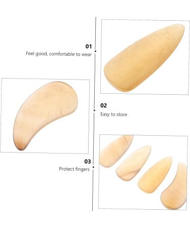 POPETPOP 8 Pcs Guzheng nail pieces Guzheng Tools instrument fake nails false nail tips Finger thumb picks Guzheng Nail Covers guitar nail picks portable child erhu musical instrument horns 3X1.2X0.1CM Light Yellow - Buy Online on GoSupps.com