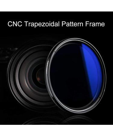K&F Concept 62mm Variable ND Filter ND2-ND400 1-9 Stop Ultra-Slim Coatings for Camera Lens with Cleaning Cloth - Buy Online on GoSupps.com