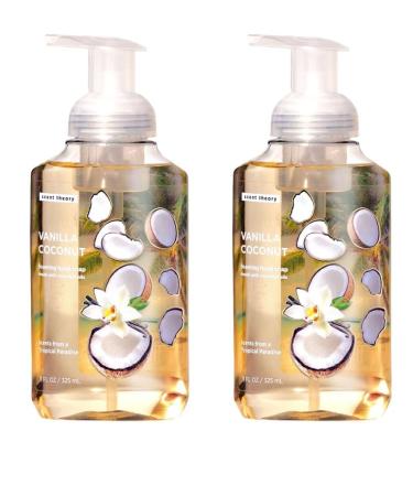 Vanilla Coconut Nature-Inspired Luxurious Foaming Hand Soap Made with Essential Oils 11 fl oz/325 ml (Pack of 2)