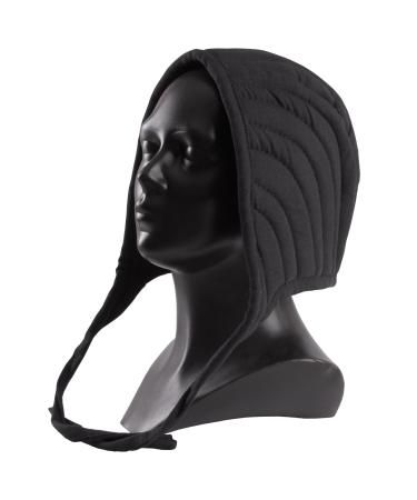 Padded hood black ULFBERTH - padded underhood for helmet and chainmail hood show fight and free fight