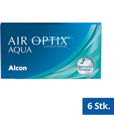 Buy Air Optix Aqua Monthly Soft Lenses | 6 Pack | BC 8.6 mm | DIA 14.2 mm | -8.00 Diopters | International Shipping Available - Buy Online on GoSupps.com