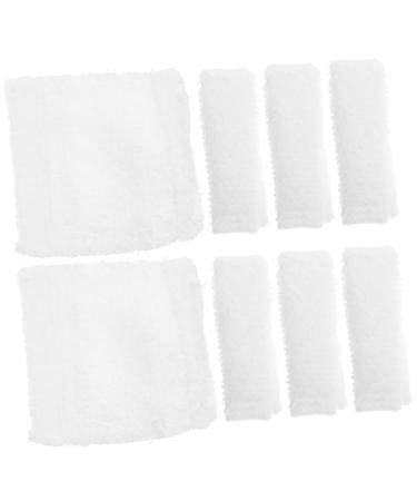 Gleavi 8st mask glasses ear pad earrings mask hearing protection ear pads for glasses hearing protection for masks hearing protection schnapps glasses adult earrots white towel 5.5x5.5cm