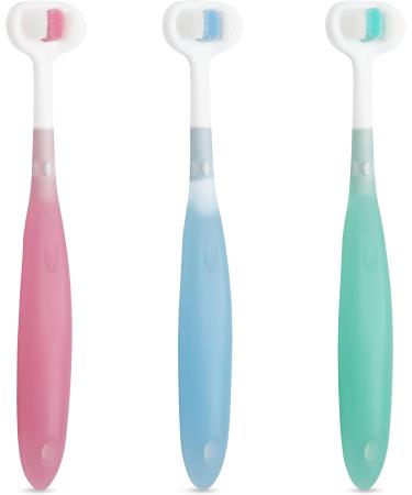 Extra Soft Toddler Toothbrush with 10 000 Bristles - Toothhugger 3-Page Design for Ages 1-4 | Best Baby Toothbrush for Gentle Cleaning - Buy Online on GoSupps.com