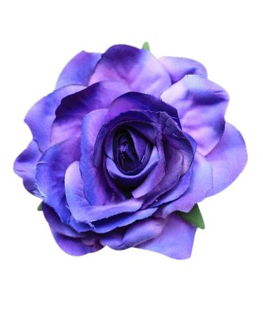 1 Piece Fashion Camellia Hair Clip for Women Girls Hair Accessories and It's Rose Design Brooches Pin for Ladies (M)