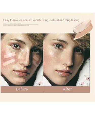 GL-Turelifes Mushroom Head CC Cream Air Cushion Foundation Water Feeling Flawless BB Cream Moisturizing Oil Control Long Lasting Lightweight & Smoothing Natural Concealer (F-02 Natural 0.53 Oz) 15 g (Pack of 1) F-02 Natural - Buy Online on GoSupps.com