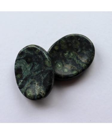 Kambaba Jasper Worry Thumb Stone - Meditation Spiritual Stress Relief Gift - Healing Energy Reiki Chakra - Birthday Stocking Filler - Buy Online on GoSupps.com